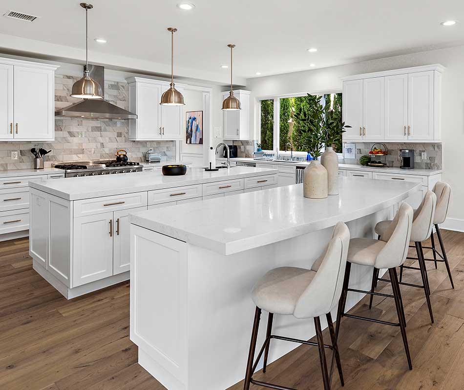 kitchen with island